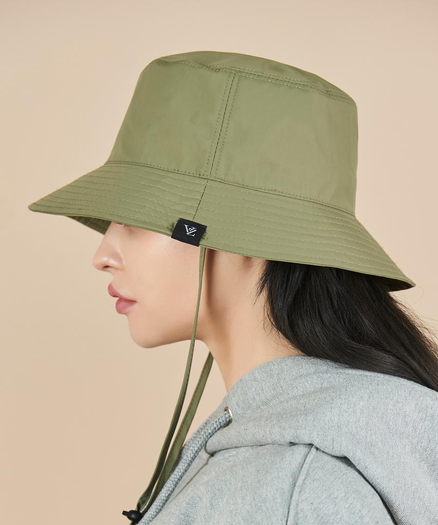 Bajal Waterproof String Bucket Hat Khaki