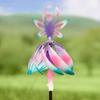 2025 Magical Kinetic Metal Windmill Spinner Unique Fairy-Ballerina Wind-Spinner Handcrafted Metal Garden Art Angel Ornament