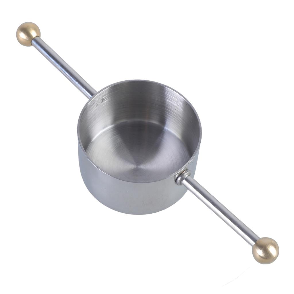 2pcs Large Capacity Cocktails Jigger Set Double Beads Measuring Cup Precise Liquor Measurement Accessories for Bartenders