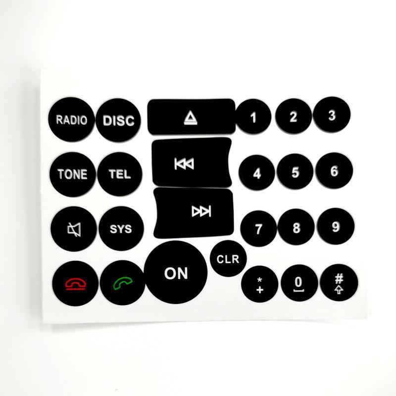 

Наклейки для ремонта кнопок радиоприемника Mercedes-Benz 2007-2014 моделей C, E, GLK, W. Style 2