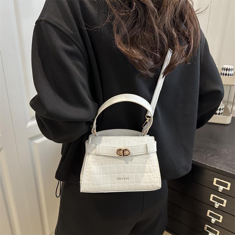 High-end Small Square Bag Women's New Fashion Shoulder Bag Casual Commuter Shoulder Bag Simple Temperament