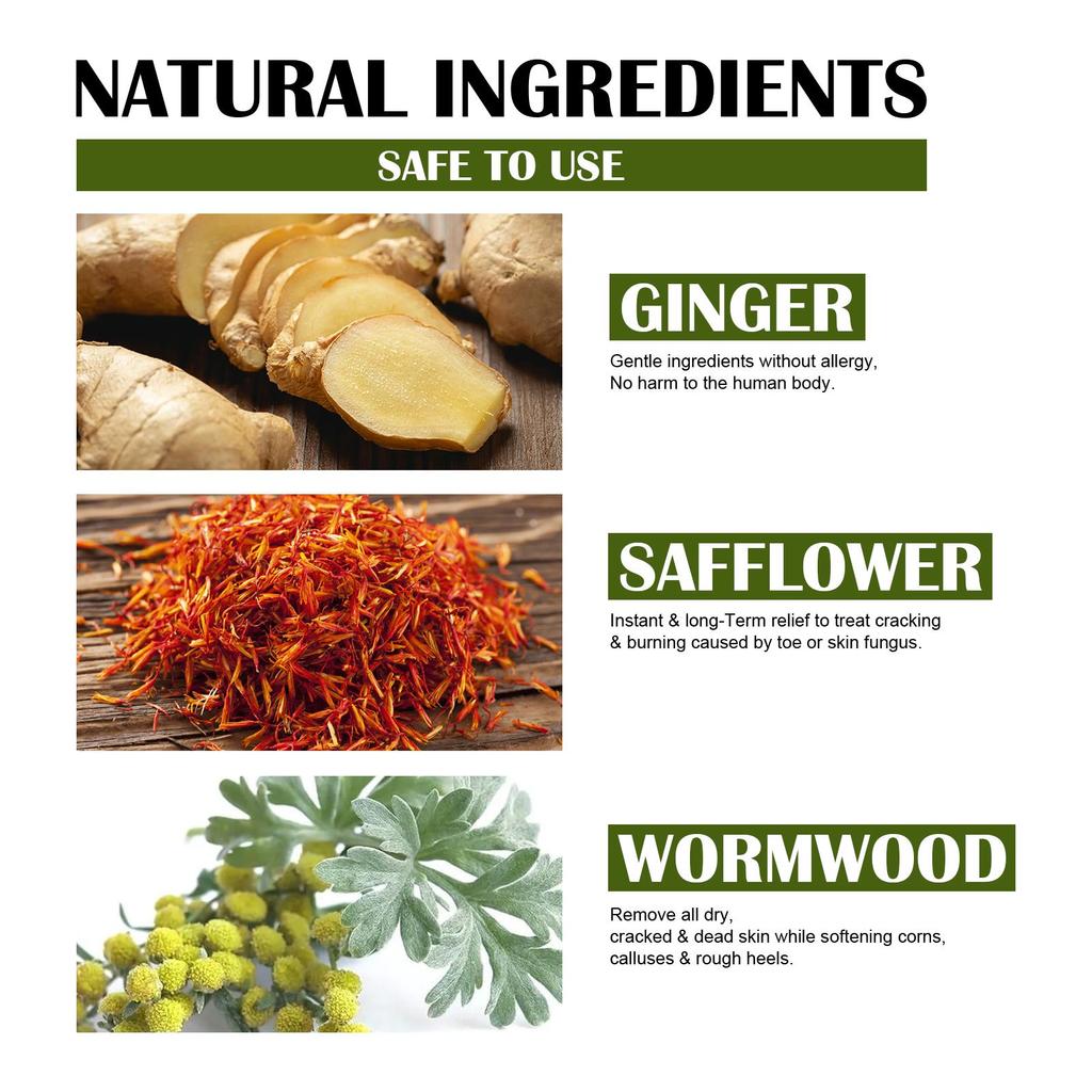 South Moon Ginger Foot Bath Pack: Promotes Lymphatic Drainage, Cleanses and Relaxes the Body, and Relieves Leg Swelling. 10 Pieces.