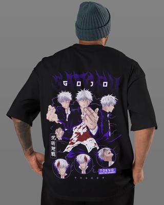 Jujutsu Kaisen Satoru Gojo TShirt Men Anime Domain Expansion Graphic Tee Japanese Manga Streetwear Short Sleeve Oversized Top
