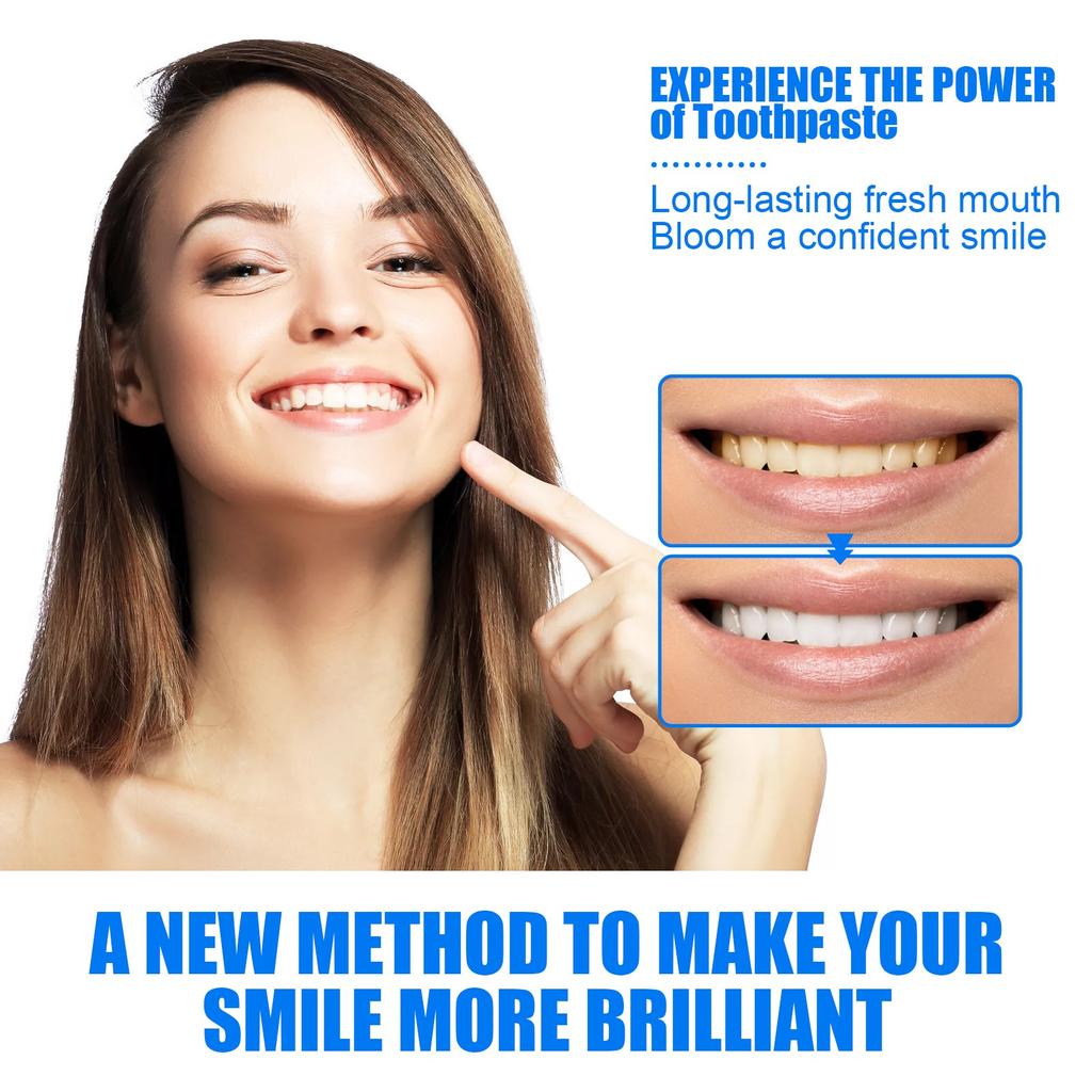 Fruity Whitening Toothpaste,Improvement Of Problems,Clean Mouth, Whiter Teeth And Fresh Breath, Recommended For Adult & Kids Oral Care