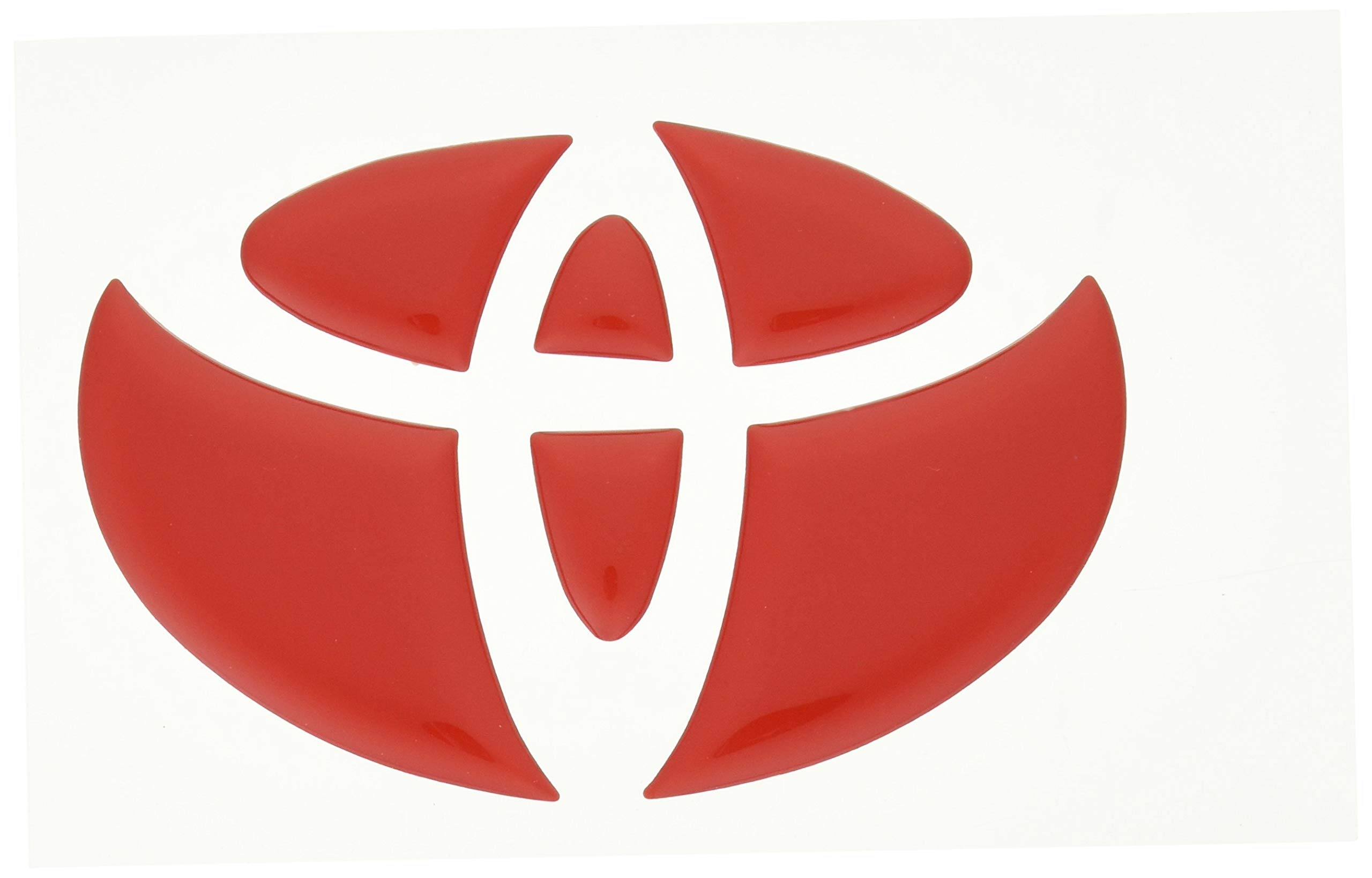 HASEPRO Magical Art [Real Color Emblem] (Front/Rear Emblem) Toyota 2 красный