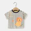 Casual Short-sleeved T-shirt Summer Boys Girls Baby Children Summer Children's Clothing Tops