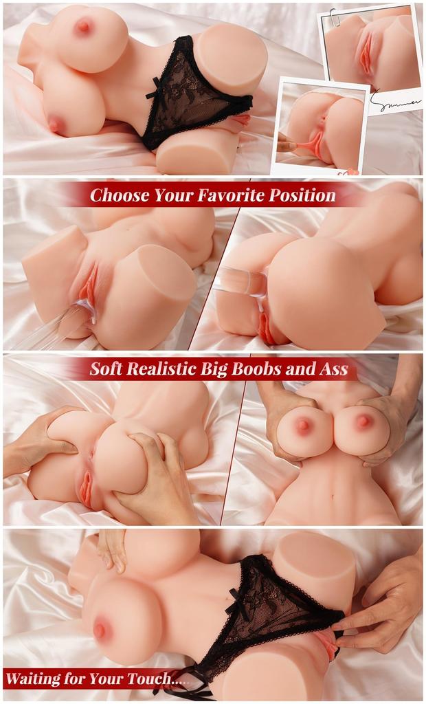 HWC38 Armless Body Big Breasts Real Touch Sex Doll Realistic Breasts Sexy Vagina Adult Masturbation Toys