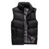 Gilet imbottito caldo in cotone piumato da uomo invernale taglie forti gilet in cotone invernale gilet senza maniche cappotto in cotone