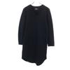 THE RERACS Made In Japan Wool Long Sleeve V Neck One Piece 38 Navy Women Used