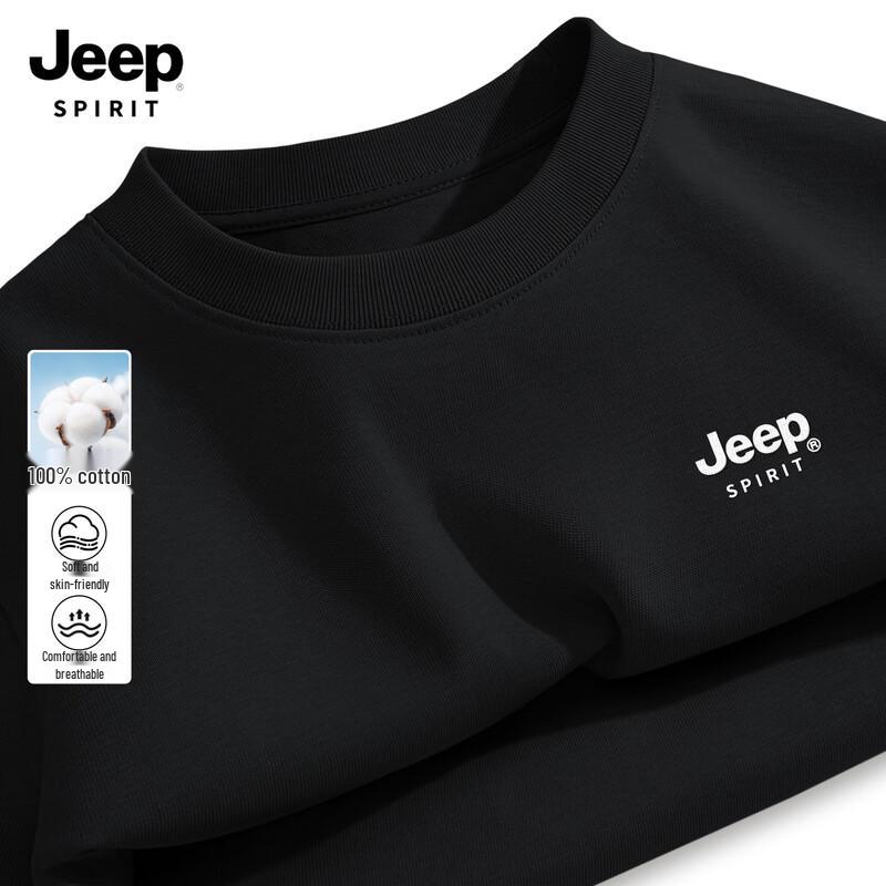 

Мужская футболка JEEP SPIRIT в американском стиле, свободного кроя, с длинным рукавом 2XL