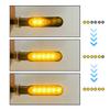 2 Pièces 6LED Mini 12V Clignotant de Moto Lampes Indicateurs Clignotant Ambre Moto