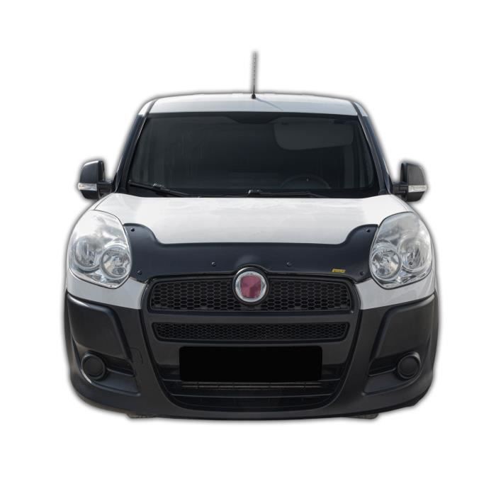Bonnet Deflector - SCOUTT - Fiat Doblo 2011-2015 - ABS - Easy Installation - Black