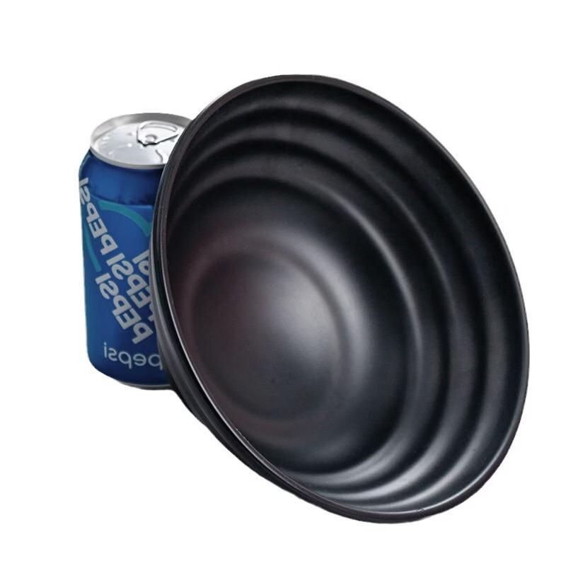ZISIZ Japanese Melamine Threaded Noodle Bowl