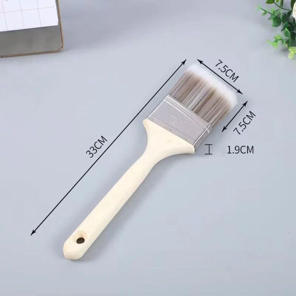3 Pcs Long Handles Furniture Paint Brushes Ergonomically Designed Wall Paint Brushes  Window Frames