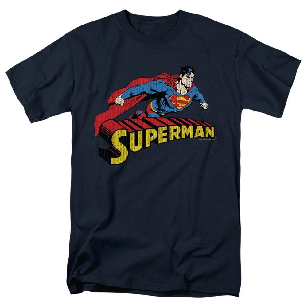 Superman  Flying Over  T-Shirt - to 5X M