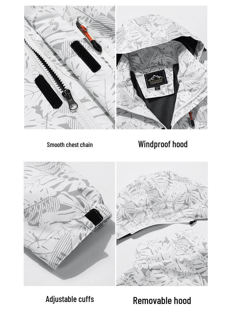 Unisex Windproof Breathable Outdoor Jacket for Running & Hiking