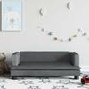 Kids Sofa Dark Grey 80 x 45 x 30 cm Velvet