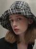 Poejidam [Moonflower] Tweed Bucket Hat_Black And White