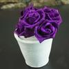 DIY Wedding Party Decor with Glitter Powder Bride Bouquet Decoration Foam Roses Artificial Roses Artificial Flowers