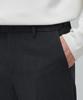 MUSINSA STANDARD Heavyweight Fleece-Lined Wide Hidden Elastic Waist Slacks [Charcoal Gray]