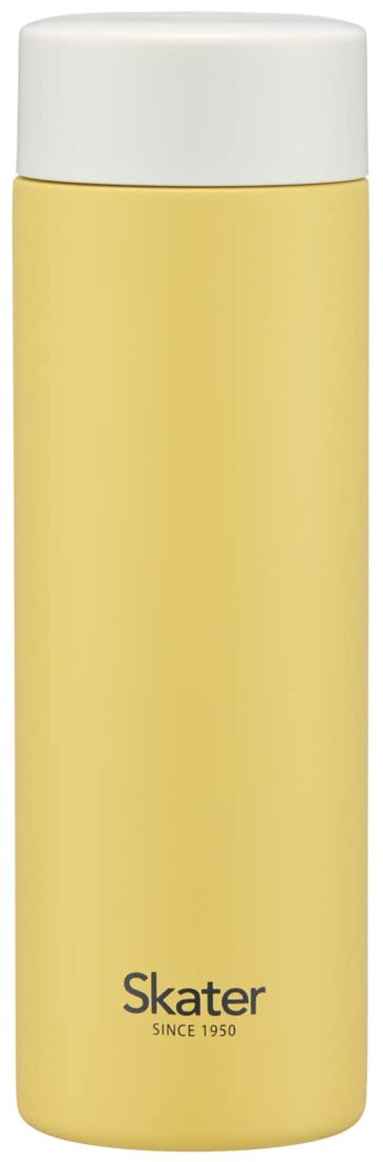 

Skater Mug Bottle, Dull Yellow, 350ml, Ultra-Lightweight Stainless Steel Water Bottle, STYL4-A