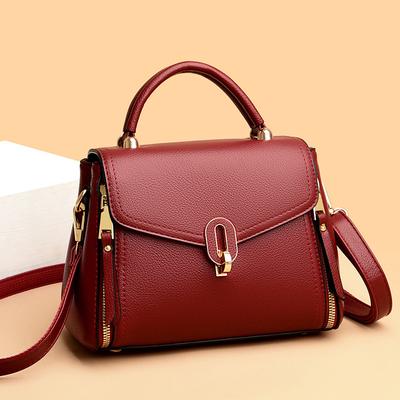Soft Leather Multi-layered Feminine Shoulder Bag Fashionable Shoulder Bag High Quality Luxury Designer