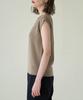 ROPE PICNIC LEVITA Spark Nylon Zero Sleeve Knit Beige Pullover, Women's, GDM54310, (27)