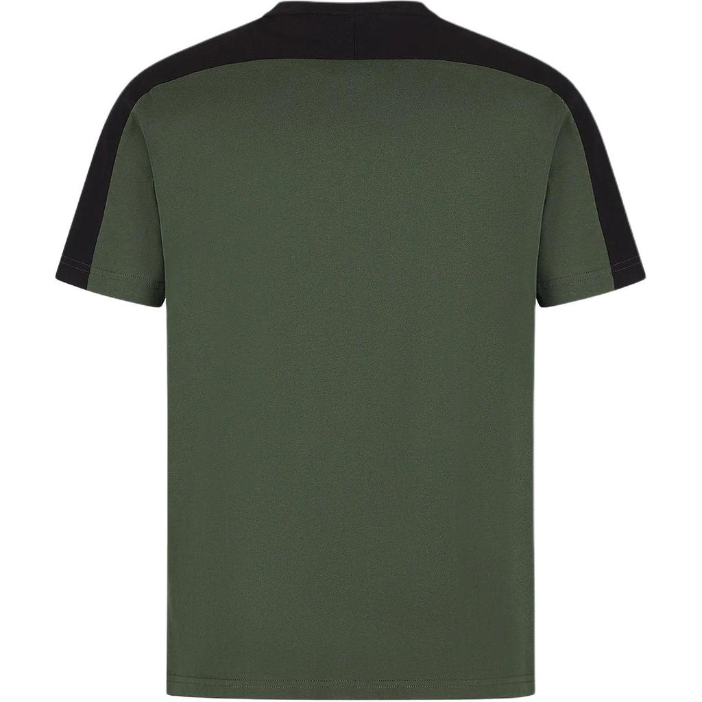 Emporio Armani Color Block Logo Short Sleeve T-Shirt Men tops 6RPT15-PJ02Z-1845