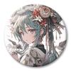 58mm Glossy Hatsune Miku Badge Anime Cartoon Hatsune Miku Peripheral Barji Goods Hanging Brooch Badge Playthings Gifts