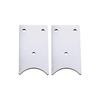 Removable Marine Transom Ladder Mounting Plate Protective Flush Bracket for Sports Diver Boarding Ladder for Boat
