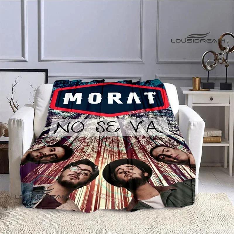 Morat Pop Band Printed Blankets Flange Warm Blanket Soft and Comfortable Blanket Picnic Blankets Bedding Birthday Gift