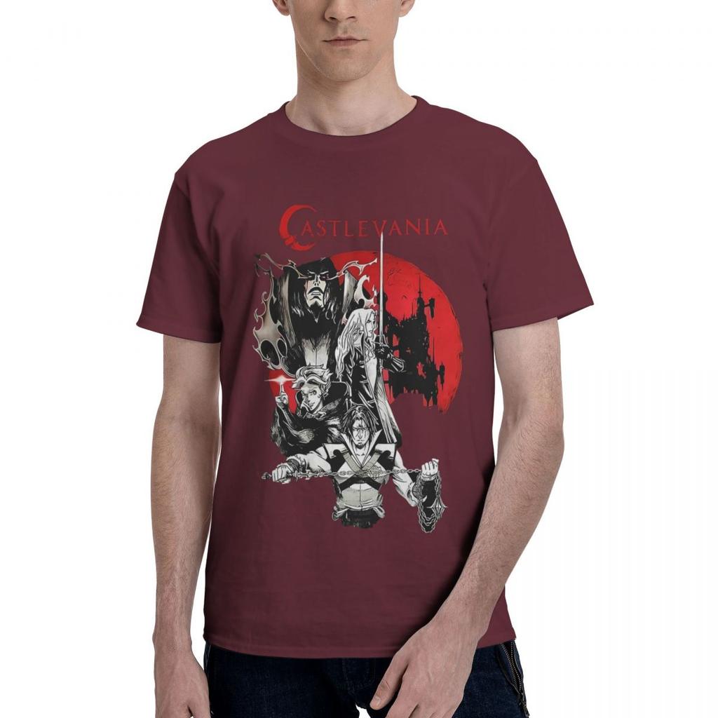 Dracula Castlevania 100 Cotton Casual Breathable Confortable Tops Mens Clothing Deals Men Clothes