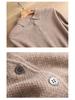 Men's Knitted Pure Wool Polo Shirt - Long-Sleeve Turn-Down Collar for Business Casual Wear