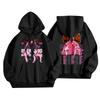 Unisex Casual Letter Print Hoodie Long Sleeve Loose Fit Sweatshirt for Men and Women