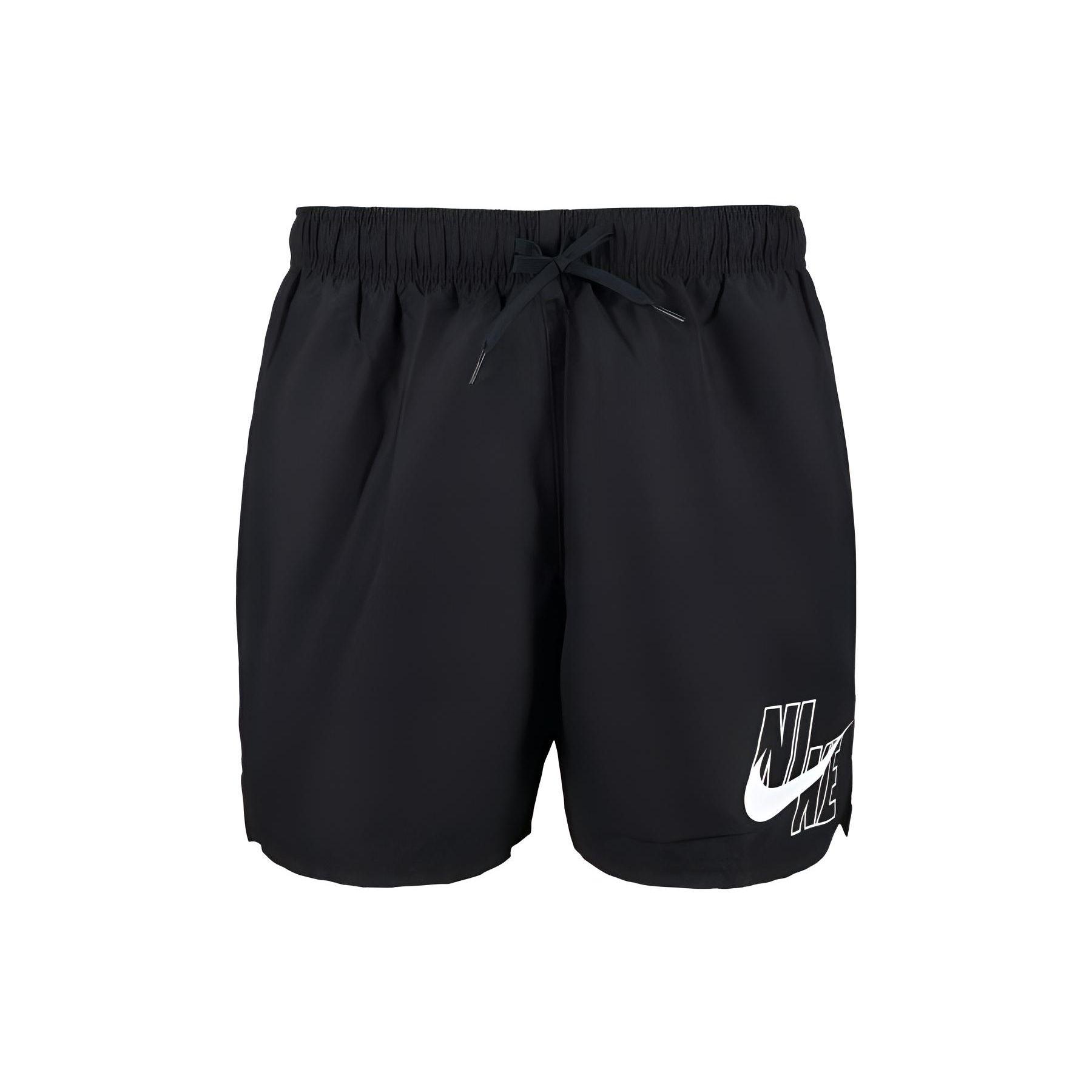 

Мужские шорты с эластичной резинкой на талии Nike с буквенным принтом и логотипом, черные NESSA566-001 S
