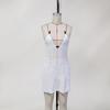 Summer Knitting Beach Dress Backless Tied Up Swimsuit Cover Up Lightweight Fabric For Women’s PoolFashion