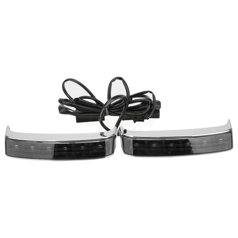 Motorcycle Saddlebag Luggage Tail Turn Signal Light Run Brake Flowing Lamp For Harley Touring FLHR 2014-20 Road King FLHRXS