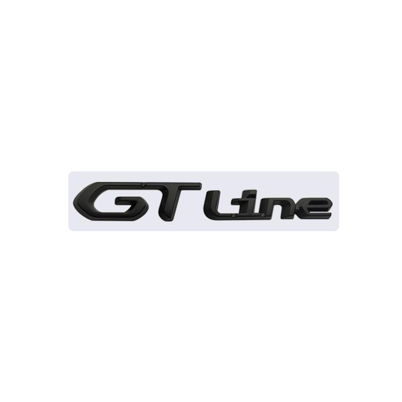 SQOB1 3d metal Car Sticker GT Line Emblem Sticker Rear Trunk Sticker For Proceed GT LINE Peugeot 206 207 208 308 408 508 5008 3008