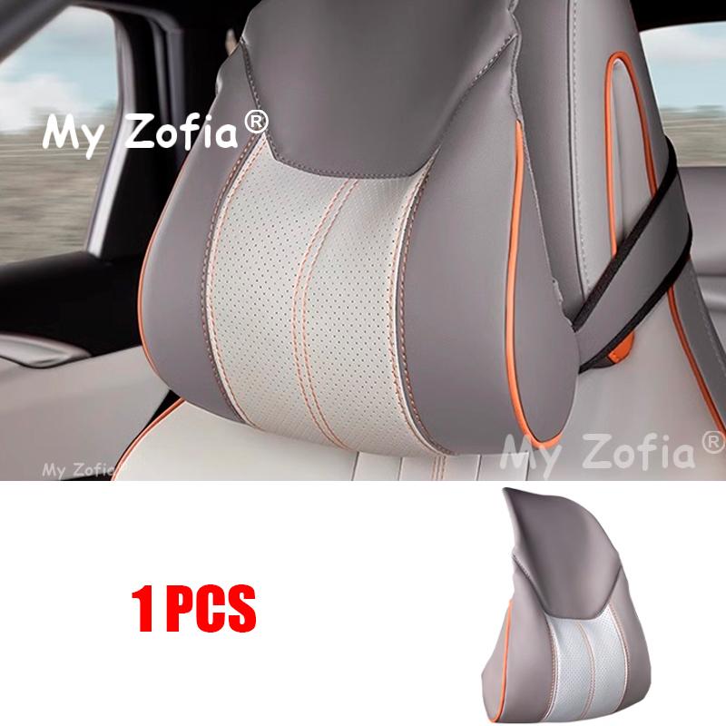 For BYD Sealion 5 DM-i 2025 2026 Car Headrest Pillow Seat Neck Cushion Breathable Leather Seat Head Neck Rest Pad Accessories