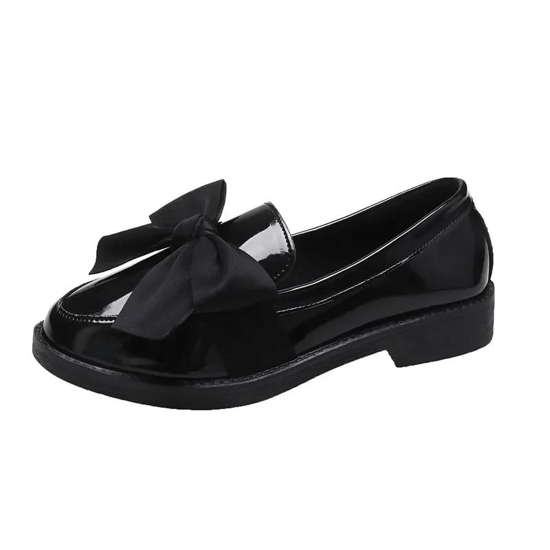 Fashion Ladies Shoes 2024 Plus Size Slip On Women's Pumps Classics Casual Pumps Women Bow Tie Round Toe Low Heel Shoes Women Zapatos