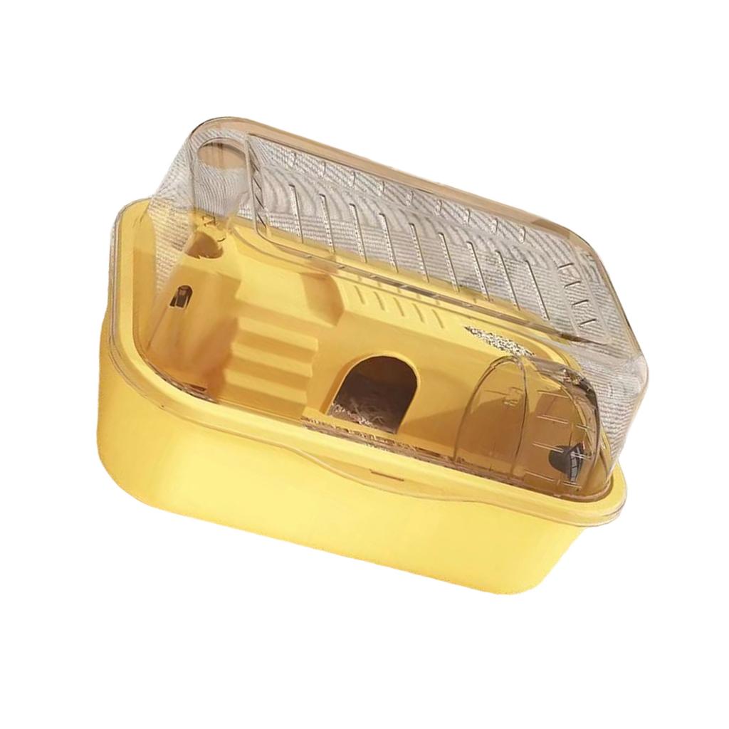 High Visibility Pet Cage Detachable Hamsters Cage with Quiet Wheel and Double Layer Design for Natural Rodents Behaviors