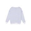 Nike Sportbekleidung Lockerer Schnitt Gestreifter Druck Rundhalsausschnitt Langarm Überschnittene Schultern T-Shirt Damen T-Shirts Weiß DJ9305-140