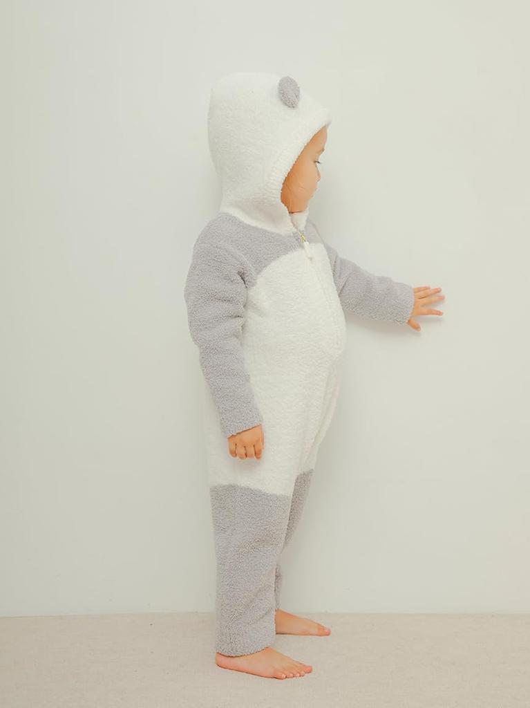 BABY Powder Animal Rompers PBNO259025 OWHT 80 [Gelato Pique]