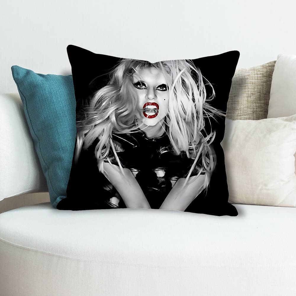 LLady GGaga MAYHEM Various Sizes Square Pillow Case For Car Home Bedchamber Decor Custom Valentine gift