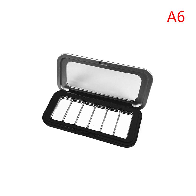 Leere magnetische Kosmetikpalette 1/2/3/4/6/7/12 Fächer Eisenplatte Lidschatten Rouge Lippenstift DIY Make-up Box