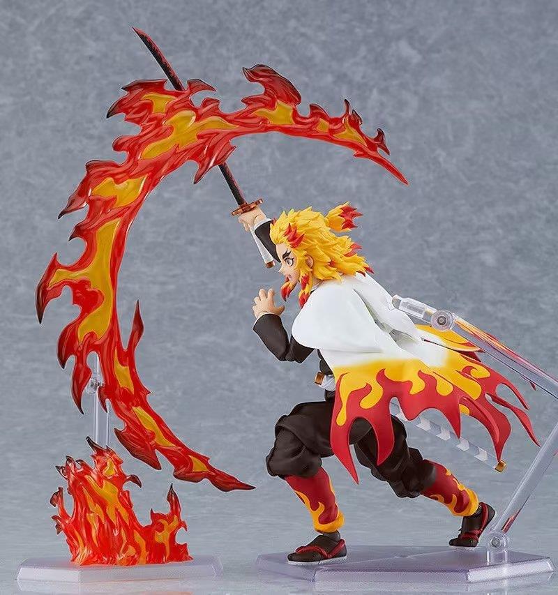 Demon Slayer Articulated Action Figures: Nezuko, Tanjiro, Zenitsu, Flame Pillar