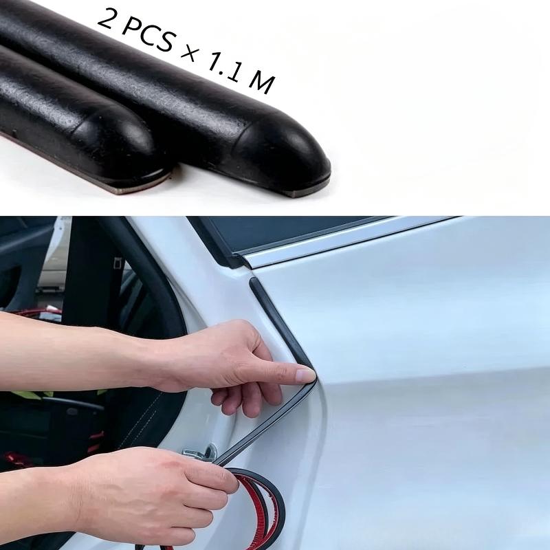 Car Door Rubber Seal Strip Universal Car Door Weatherstrip For C Pillar Protection Sealant Strip For Car Accessories