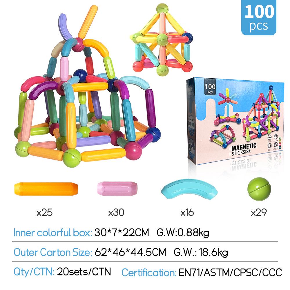 Magnetic Sticks Building Blocks: Versatile Educational Toys for Early Childhood