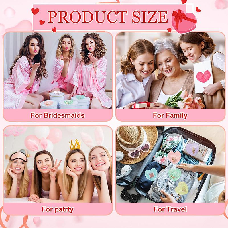 5/10/20PCS Colored PVC Heart-shaped Jewelry Self Sealing Bag Wedding Christmas Love Gift Sealed Bag Candy Packaging Bag