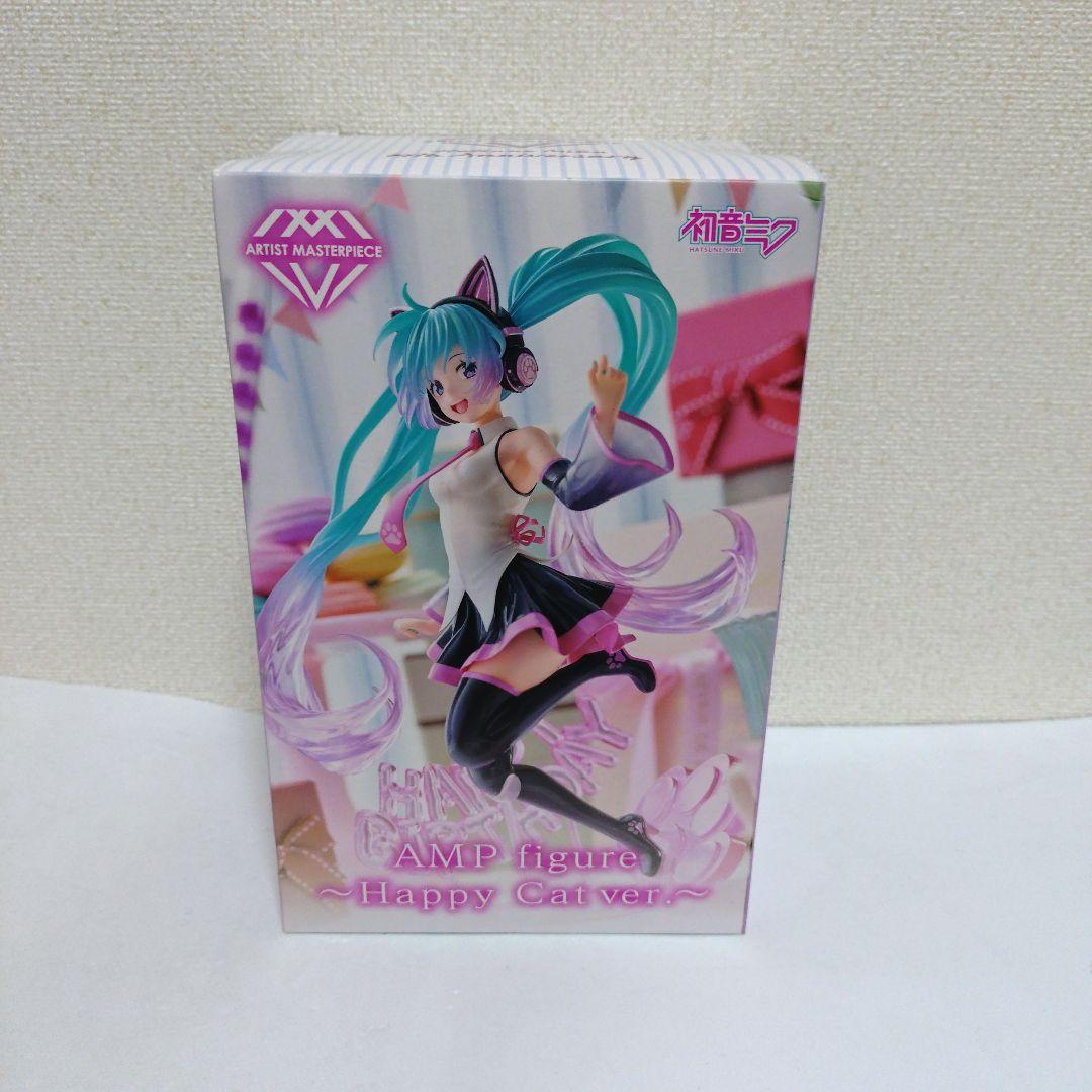 

[USED] Hatsune Miku AMP Figure HAPPY CAT birthday 2021